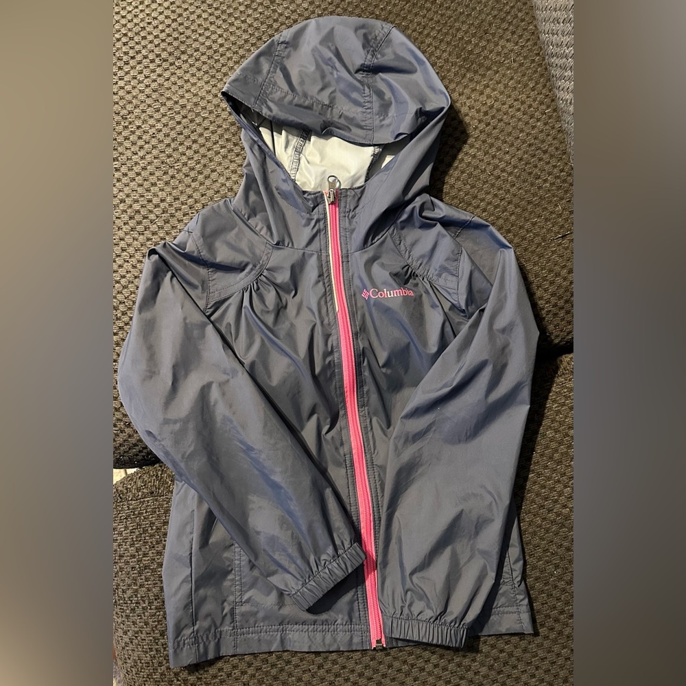 Girls XS Columbia rain jacket